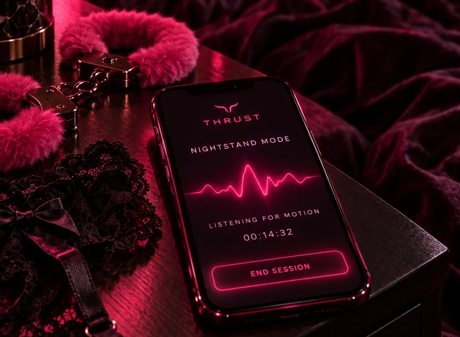 Nightstand Mode: a phone on a bedside table listening for motion